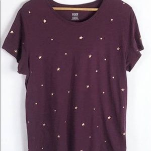 PINK Victoria’s Secret Purple Start T-Shirt